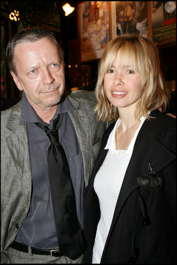 Renaud et Romane Serda à la Brasserie Lipp, le 15 mars 2007 à Paris. 