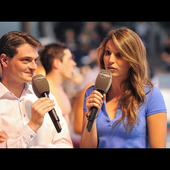 Laury Thilleman lors des championnats de France de natation, à Dunkerque, le 19 mars 2012