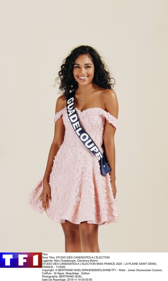 Miss Guadeloupe : Clémence Botino, 22 ans, 1,74 m, a décroché la meilleure note du test de culture générale.