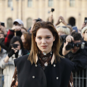 Léa Seydoux - Arrivée des people au défilé Louis Vuitton collection prêt-à-porter Automne-Hiver lors de la fashion week à Paris, le 5 mars 2019. © Veeren/CVS/Bestimage