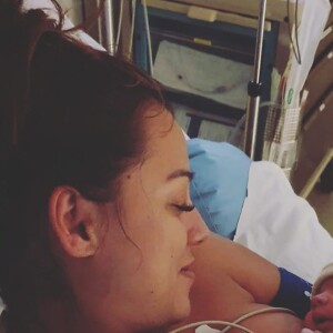 Barbara Lune annonce la naissance de son fils Esteban, le 21 janvier 2020, sur Instagram