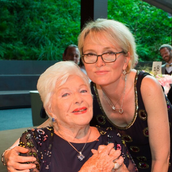 Line Renaud et Claude Chirac - Dîner anniversaire pour les 10 ans du Musée du quai Branly - Jacques Chirac à Paris, France, le 23 juin 2016. © Romuald Meigneux/Bestimage