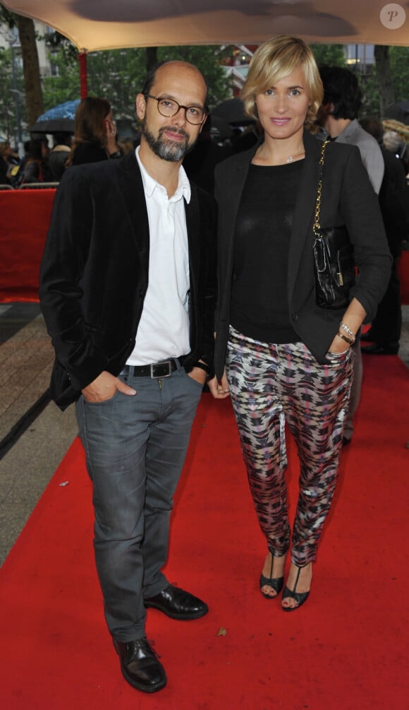 Maurice Barthélemy et Judith Godrèche à l'avant-première du film "Un bonheur n'arrive jamais seul" au Gaumont Marignan, à Paris, le 15 juin 2012.