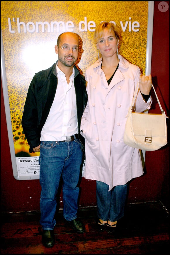 Maurice Barthélemy et Judith Godrèche lors de l'avant-première du film "L'homme de sa vie", à Paris, le 3 octobre 2006.