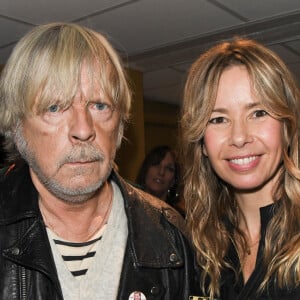 Exclusif - Le chanteur Renaud (Renaud Séchan) et son ex-femme Romane Serda - People au concert de Dave à Bobino à Paris le 18 novembre 2019. © Coadic Guirec/Bestimage