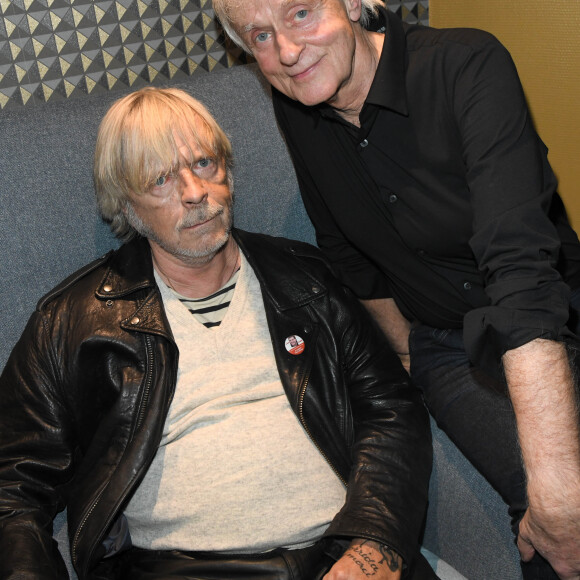 Exclusif - Le chanteur Renaud (Renaud Séchan) et Dave - People au concert de Dave à Bobino à Paris le 18 novembre 2019. © Coadic Guirec/Bestimage