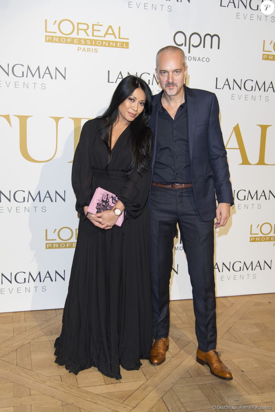  Anggun  et son compagnon  Christian Kretschmar Couture 