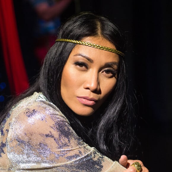 Exclusif - Anggun - Backstage de l'enregistrement de l'émission "Tous au Lido pour le Sidaction". Le 21 mars 2016 © Moreau-Jacovides / Bestimage