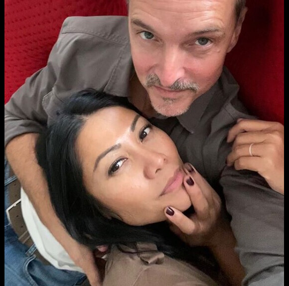 Anggun et son mari Chris sur Instagram. Le 28 septembre 2019.