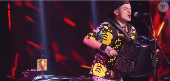 Grayssoker lors de la demi-finale d'"Incroyable talent 2019", le 3 décembre, sur M6