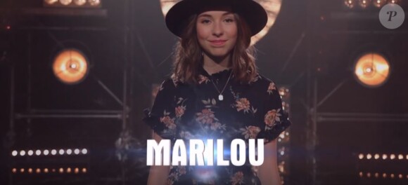 Marilou lors de la demi-finale d'"Incroyable talent 2019", le 3 décembre 2019