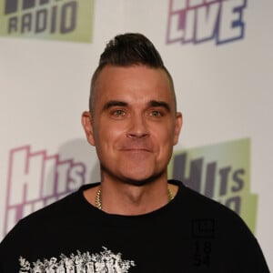 Robbie Williams lors de l'évènement Hits Radio Live à Manchester, le 17 novembre 2019
