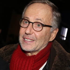 Fabrice Luchini à l'arrivée de la 11ème cérémonie des Globes de Cristal au Lido à Paris le 30 janvier 2017. © Bestimage