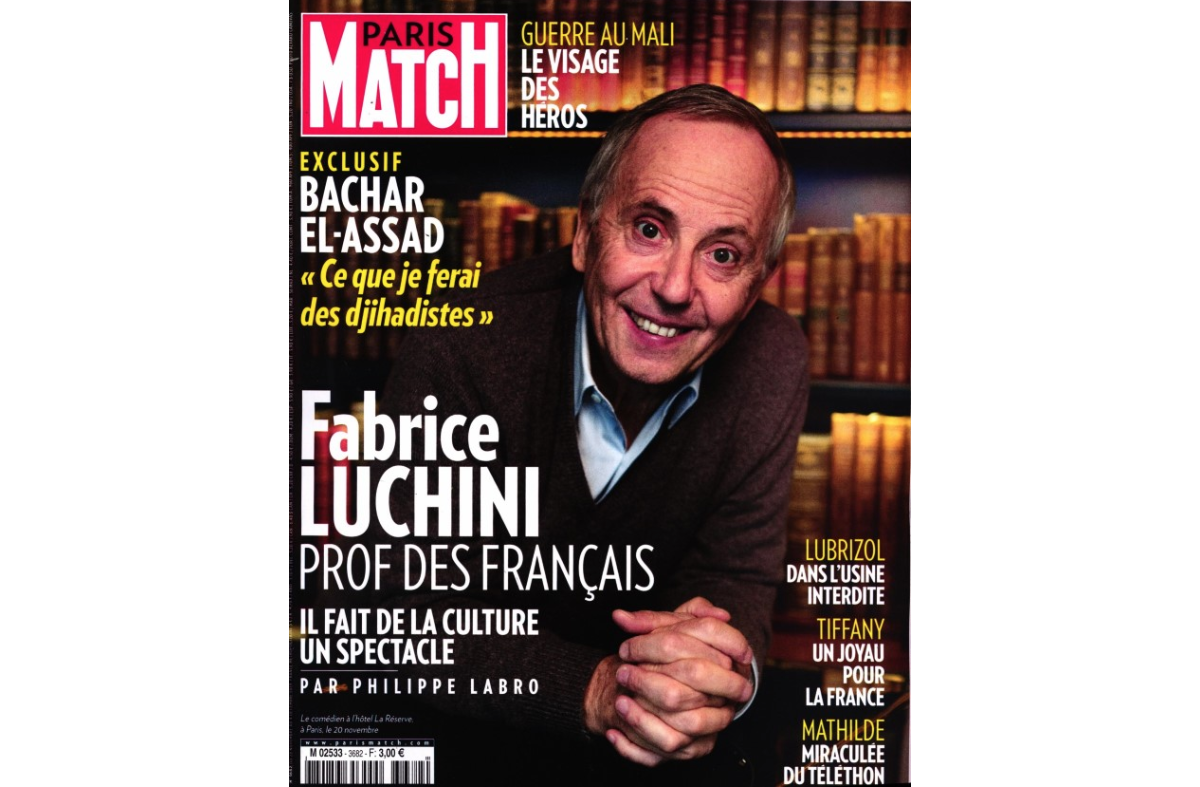 Photo Couverture de Paris Match du 28 novembre 2019. Purepeople