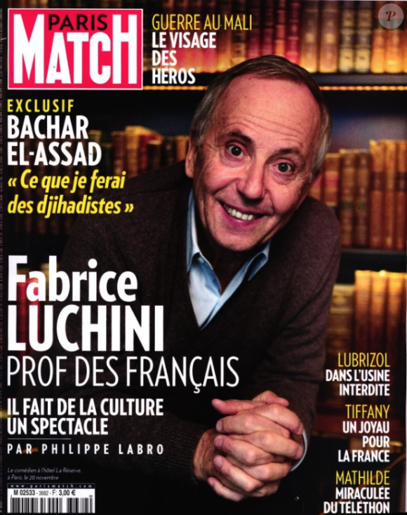 Couverture de Paris Match du 28 novembre 2019.