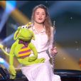 Le Cas Pucine lors de la finale d"Incroyable talent 2019", le 10 décembre, sur M6