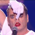Louÿs de Belleville lors de la finale d'"Incroyable talent 2019", le 10 décembre, sur M6