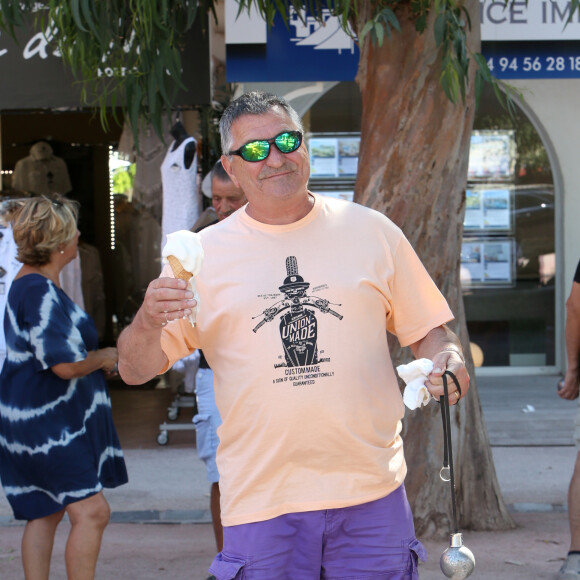 Exclusif - Rencontre avec Jean-Marie Bigard sur le port de à Port Grimaud, le 21 juillet 2018.