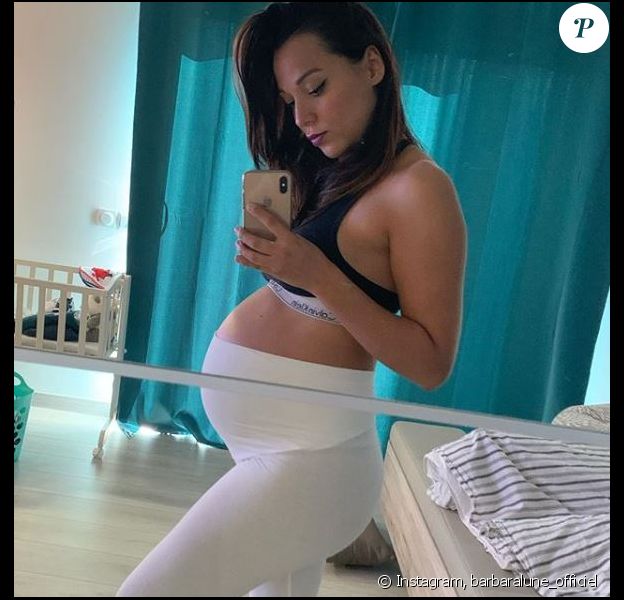 Barbara Lune annonce être enceinte, sur Instagram le 24 novembre 2019.