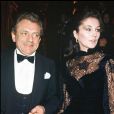  Jacques Martin et sa femme Cécilia - 91e soirée Erte chez Maxim's. Paris. Le 24 novembre 1983. 