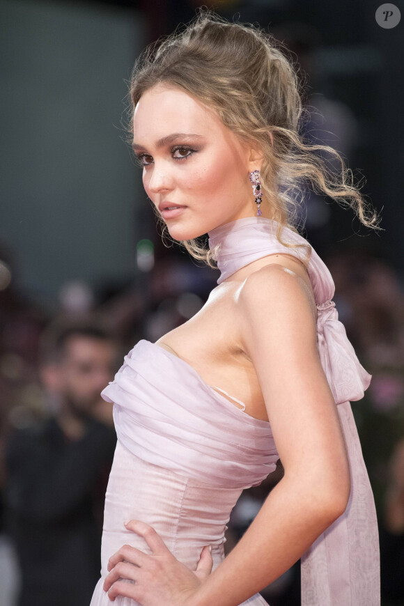 Lily-Rose Depp lors du 76ème festival international du film de Venise, la Mostra le 2 septembre 2019. © Imago / Panoramic / Bestimage