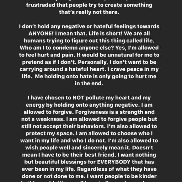 Khloé Kardashian publie un message à l'intention de ceux qui l'ont blessée, le 5 décembre 2019.
