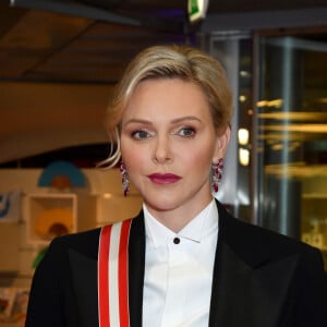 La princesse Charlène de Monaco - Arrivées à la soirée de gala à l'occasion de la fête nationale monégasque au Grimaldi Forum à Monaco le 19 novembre 2019. Cette année, c'est le l'opéra Lucia di Lammermoor qui est joué sur la scène de la salle des Princes. © Bruno Bebert / Pool Monaco / Bestimage