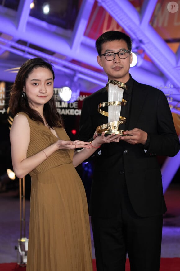 Zhai Yixianq et Zhang Tongxi - Prix du Jury - Cérémonie de clôture du 18ème Festival International du Film de Marrakech le 7 décembre 2019. ©Romual Maigneux / Bestimage