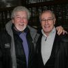 Exclusif - Patrick Préjean et Bernard Le Coq participent au tournoi de pétanque au profit du Téléthon 2019 au stade Suchet à Paris le 7 décembre 2019. © JLPPA/Bestimage