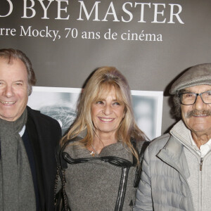 Daniel Russo et sa femme Lucie, Gérard Hernandez - Soirée hommage à Jean-Pierre Mocky "70 ans de cinéma" à la brasserie "Les Deux Magots" à Paris. Le 9 décembre 2019 © Christophe Aubert via Bestimage