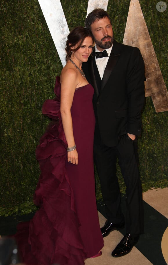 Jennifer Garner et Ben Affleck à la soirée Vanity Fair, après les Oscars en 2013, à Los Angeles