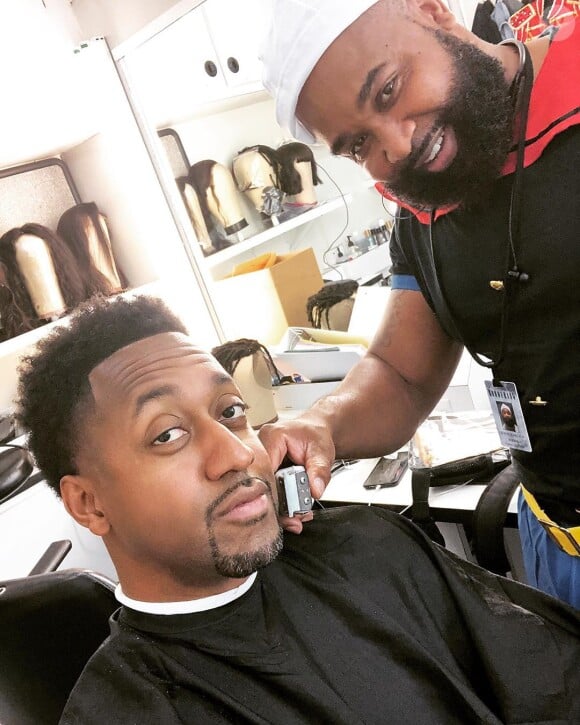 Jaleel White chez le barbier, le 31 octobre 2019, sur Instagram