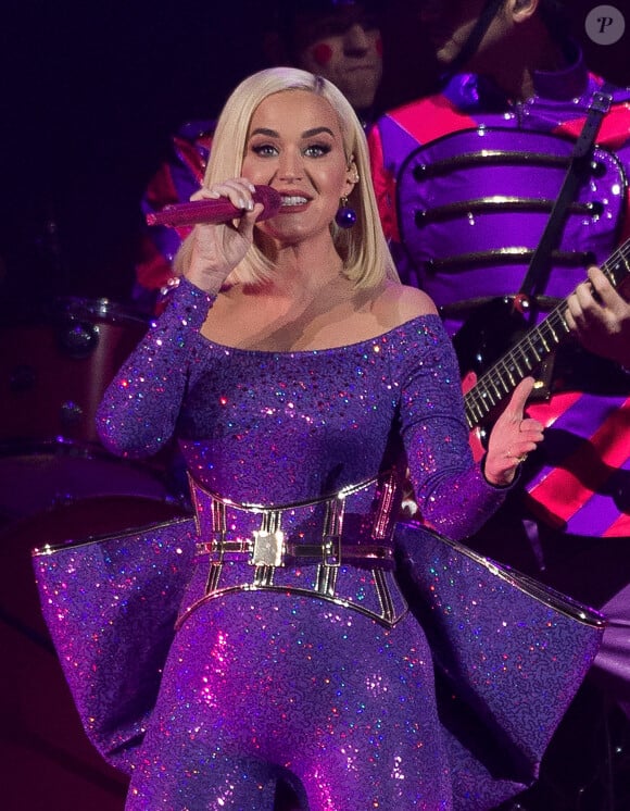 Katy Perry en concert pendant la tournée 'B96 Jingle Bash' à l'Arena Allstate à Chicago, le 7 décembre 2019. © Imagespace via Zuma Wire / Bestimage
