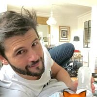 Christophe Beaugrand : Selfie et "biberon time" avec Valentin