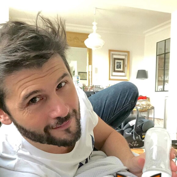 Christophe Beaugrand dévoile des images de son fils Valentin sur Instagram- Décembre 2019.