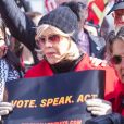 Jane Fonda - L'actrice et militante politique J.Fonda participe à une manifestation pour le climat à Capitol Hill, à Washington, DC, le 8 novembre 2019.