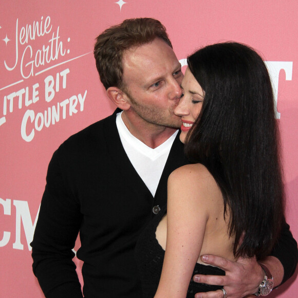 Ian Ziering et Erin Kristine Ludwig - Fête d'anniversaire des 40 ans de Jennie Garth. West Hollywood. Le 19 avril 2012.