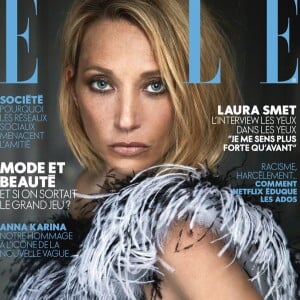 Laura Smet en couverture du magazine "ELLE", numéro du 20 décembre 2019.