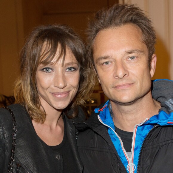 Exclusif - Laura Smet et David Hallyday - People au Theatre de Paris pour les 70 ans de Johnny Hallyday. Le 15 juin 2013