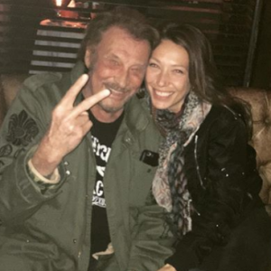 Johnny Hallyday et Laura Smet sur une photo publiée sur Instagram en février 2016.