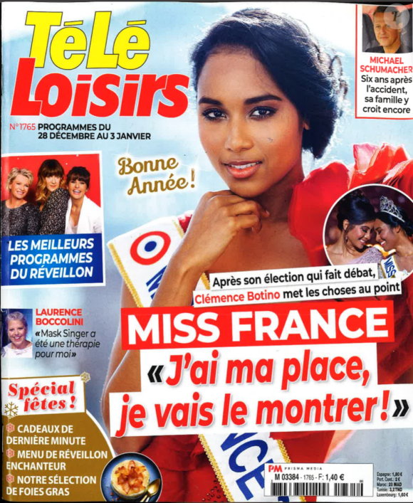Télé Loisirs, édition du 28 décembre au 3 janvier 2020.