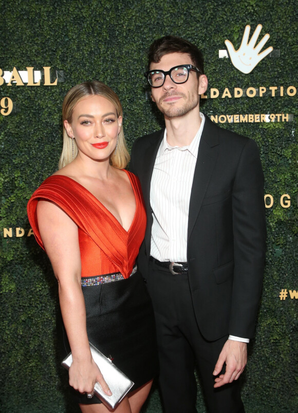 Hilary Duff et son compagnon Matthew Koma - People à la soirée "Baby Ball 2019" aux studios Goya à Hollywood, Los Angeles, le 12 octobre 2019.