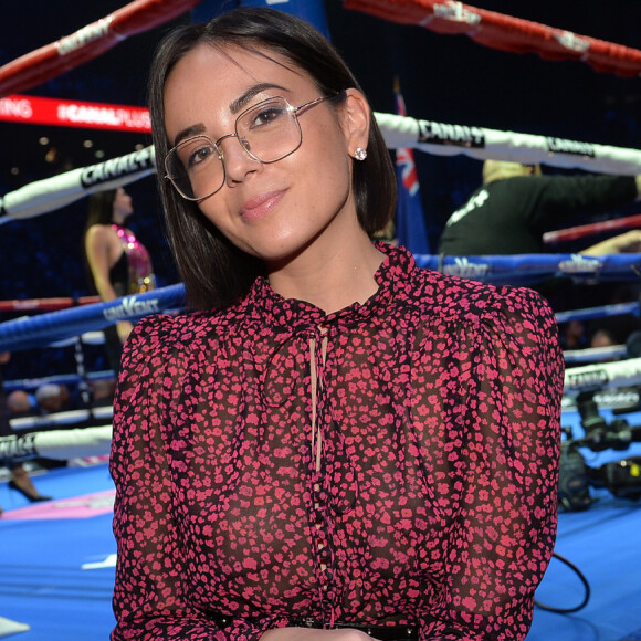 Agathe Auproux lors du gala de boxe Univent à l'AccorHotels Arena de Paris pour le championnat du monde WBA le 15 novembre 2019. © Veeren / Bestimage