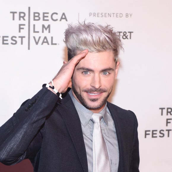 Zac Efron lors de l'avant-première du film 'Extremely Wicked, Shockingly Evil and Vile' pendant le Tribeca Film Festival à New York, le 2 mai 2019.