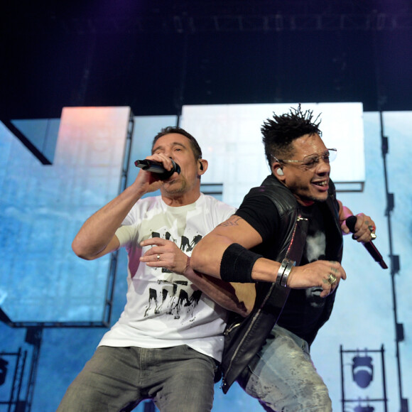 JoeyStarr, Kool Shen - Concert du groupe Suprême NTM à l'AccorHotels Arena de Bercy à Paris le 23 novembre 2019. © Veeren Ramsamy / Bestimage23/11/2019 -