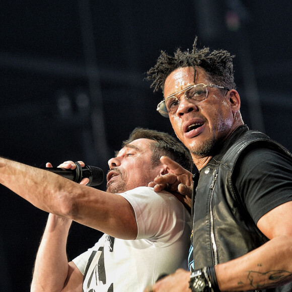 JoeyStarr, Kool Shen - Concert du groupe Suprême NTM à l'AccorHotels Arena de Bercy à Paris le 22 novembre 2019. © Veeren Ramsamy / Bestimage22/11/2019 -