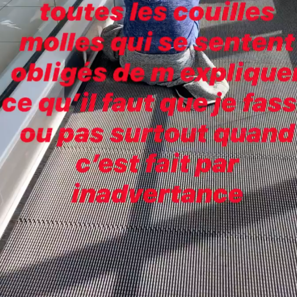 Joeystarr montre son pénis par inadvertance sur Instagram, décembre 2019.