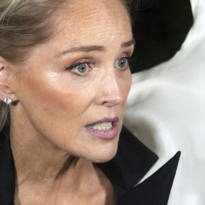 Sharon Stone à la cérémonie des Harper's Bazaar Awards, au Palacio de Santona. Madrid. Le 5 novembre 2019.
