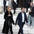 Natalia Vodianova et son compagnon Antoine Arnault - Célébrités au défilé Stella McCartney Collection Prêt-à-Porter Printemps/Eté 2020 lors de la Fashion Week de Paris (PFW), le 30 septembre 2019.