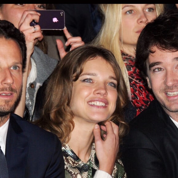 Natalia Vodianova et Antoine Arnault au défilé Etam à Paris en 2012.
